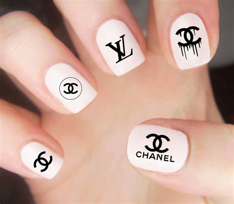 ongles style chanel|chanel nail stickers marie.